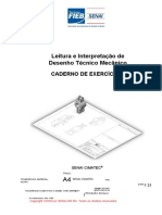 Leitura e Interpretação de Desenho Técnico Mecânico: Caderno de Exercícios