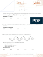 Sınıf Matematik: Ekrar Estleri 3.tekrar Testi