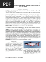 Avaliação de aceitação e preferência do filé de panga em relação ao filé de tilápia