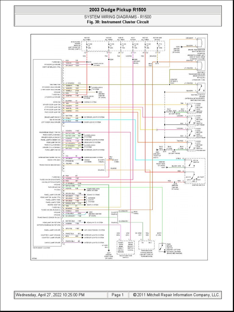 Instrument Cluster-01-01 | PDF