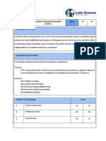 Taller de Comunicación Oral y Escrita