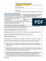 Multimedia Audio or Video Lesson Idea Template2022