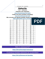 GABARITO - 3ºsimulado TJ SP - 18 09