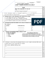 Evaluare Sumativa IX disociatia-Electrolitica