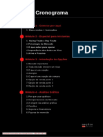 Cronograma: Módulo 2 - Especial para Iniciantes