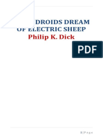 Do Androids Dream of Electric Sheep: Philip K. Dick