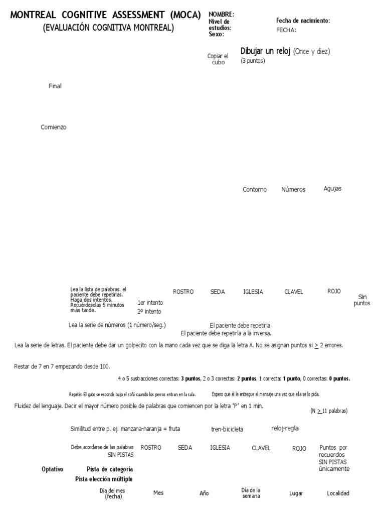 Anexo 3-MoCA-Test-Spanish | PDF