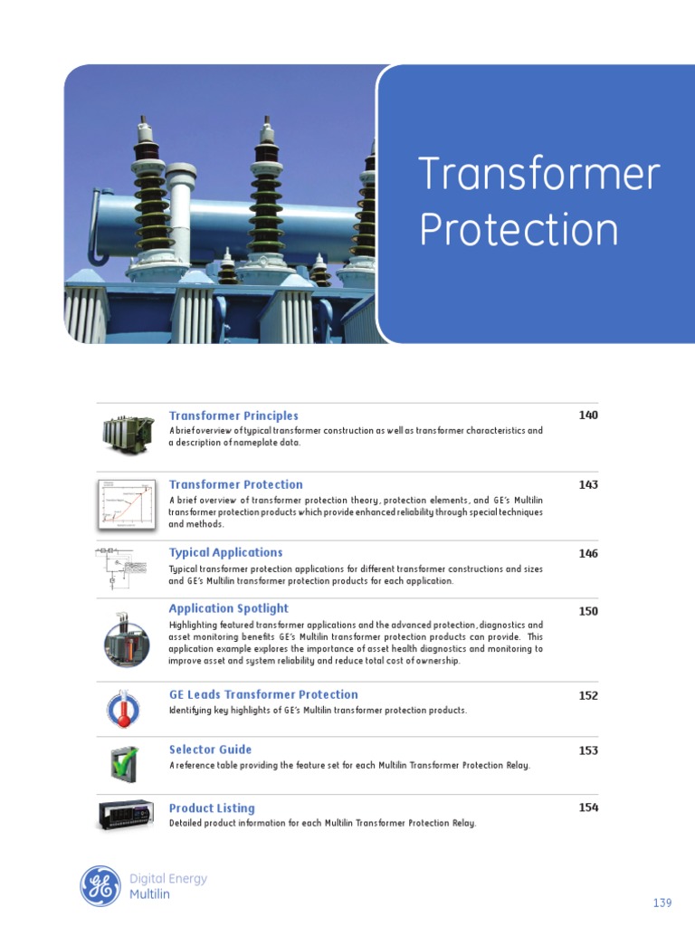 Transformer Protection | PDF | Transformer | Relay