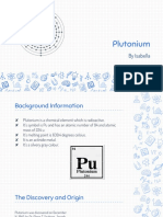 Plutonium: A Radioactive Chemical Element