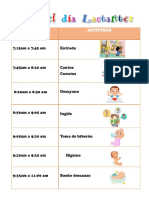 Rol de Actividades Lactantes