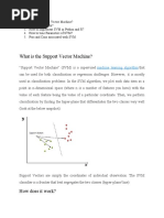 What Is Support Vector Machine