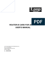 Router-B Card For Am3440 User'S Manual