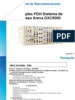 Multiplex PDH Sistema de Acceso Areva DXC5000