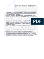 Existen Muchas Bases de Datos Útiles y Confiables para Distintas Disciplinas y Aplicaciones