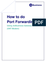 User Manual Port Forwarding