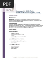 Download Primavera P6 EPPM Fundamentals Course Outline by tensix SN63763150 doc pdf