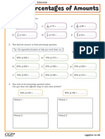 Finding Percentages of Amounts: Cgpplus - Co.uk