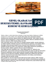 Genel Olarak Sağlik Hukuku/Temel Kavramlar/Sağlik Kurum Ve Kuruluşlari