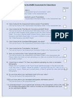 Assessment Checklist