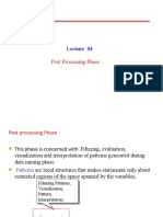 Post Processing Phase Analysis