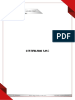 Certificado Basc