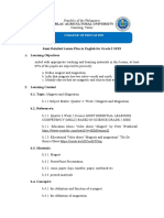 Semi Detailed Lesson Plan in Science Lesson Magnets and Magnetism