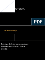 Lesiones de Torax.: DR. Marcelo Rodrigo