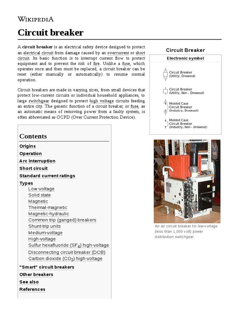 Why Was Circuit Breaker Capacity Rated in MVA and Now in kA?