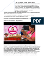 Brigadeiros Negrinhos O Trufas Brasile?as de Chocolate Y Gourmet de Lim?n O Limao Paperblog DLDRH PDF
