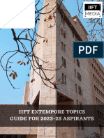 M5 - IIFT Extempore Topics (23-25)