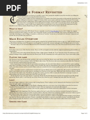 MTG Horde Format Revisited - The Homebrewery