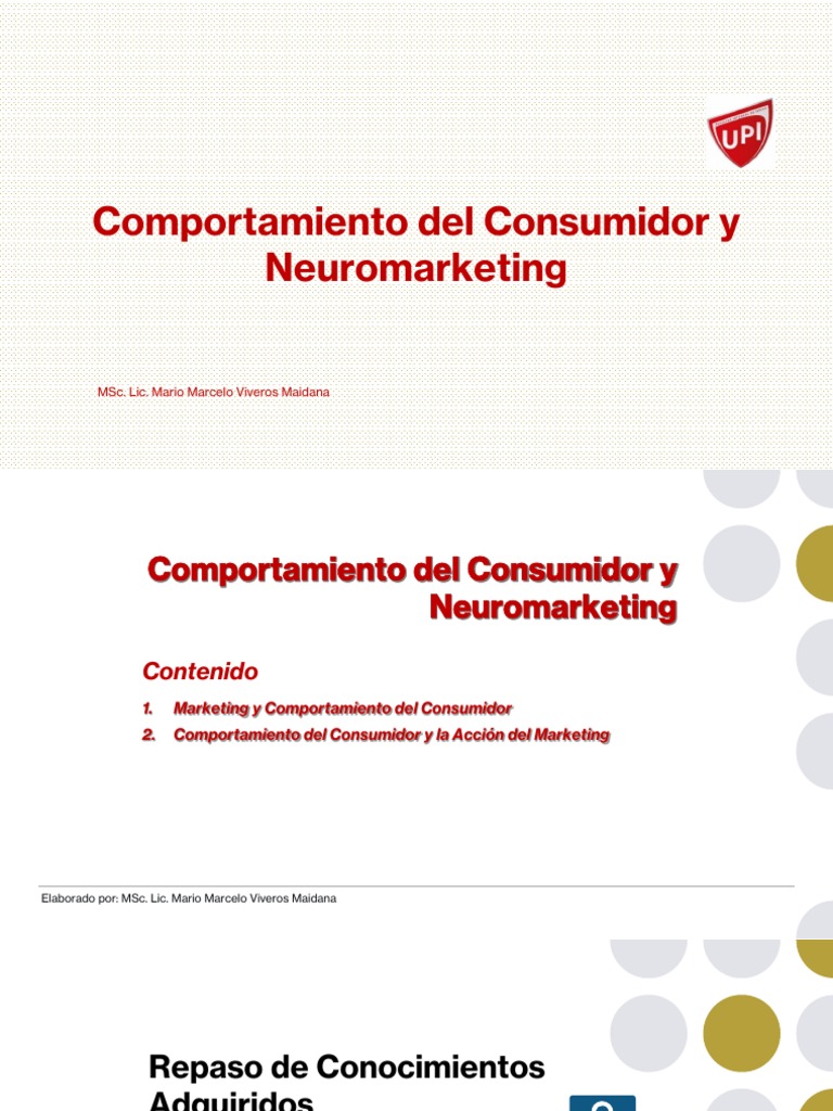 Comportamiento del Consumidor y Marketing | PDF | Marketing | Producto ...