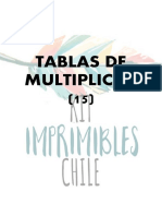 Tablas de Multiplicar