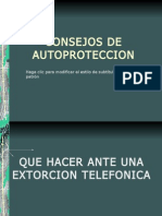 Consejos de Autoproteccion