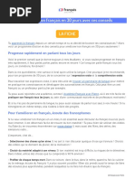 Guide Pratique pour Apprendre le Français | PDF | Langue française ...