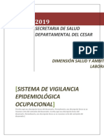 Sistema de Vigilancia Epidemiologico