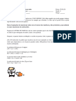 Batería 4.4: Nombre Del Alumno: - Número de Lista: - Fecha: 27/03/23 Grado: 2 Grupo