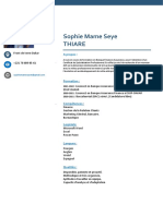 CV Sophie Mame Seye Thiare - Bis
