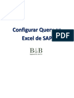 Configurar Query en Excel de SAP
