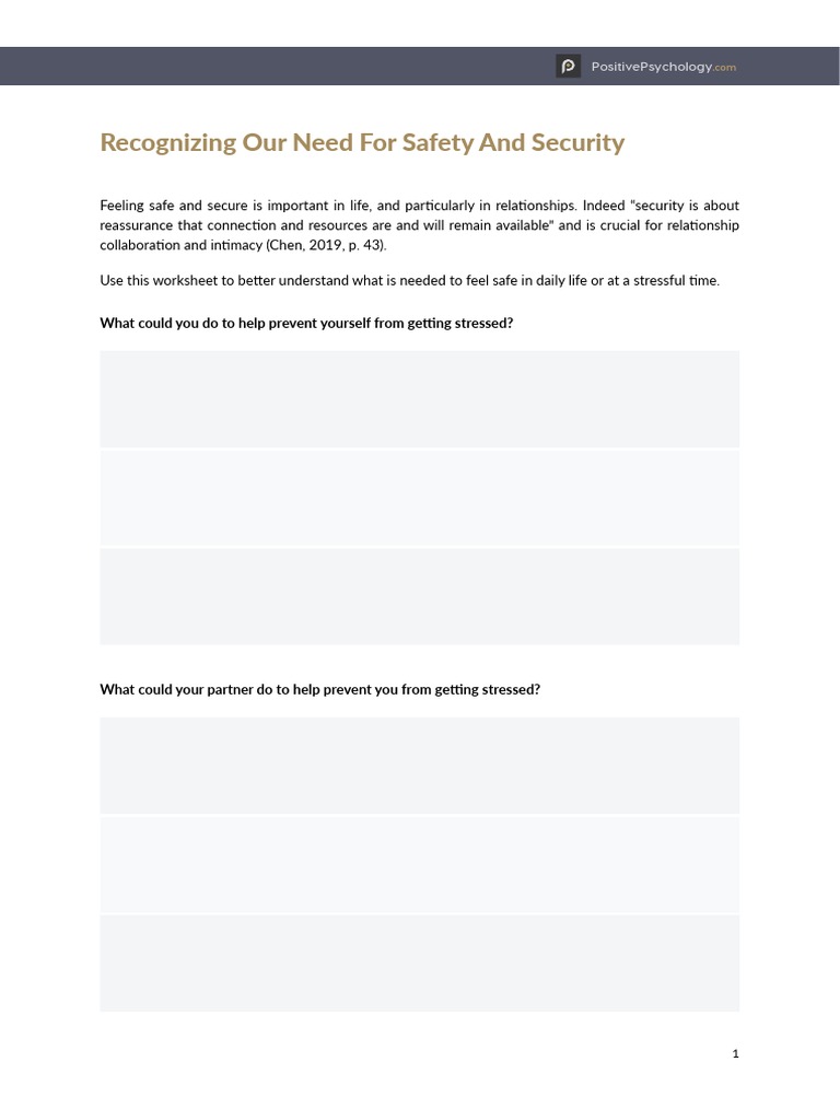 Understanding Safety in Relationships | PDF