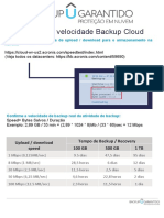 Benchmark de Velocidade Backup Cloud: Teste A Velocidade Máxima de Upload / Download para o Armazenamento Na Nuvem