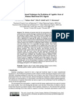 Quantum Computational Techniques For Prediction of Cognitive State of Human Mind From EEG Signals