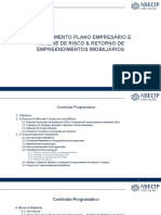 Financiamento Plano Empresário E Análise de Risco & Retorno de Empreendimentos Imobiliários