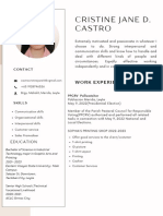 Cristine Jane D. Castro resume pdf