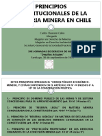 Principios Constitucionales de La Industria Minera en Chile