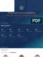 Advanced Financial Modeling: Mergers and Acquisitions (M&A)