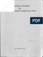 Calculation Methods For Two-Dimensional Groundwater Flow: P. Van Der Veer
