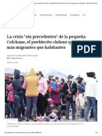 La Crisis - Sin Precedentes - de La Pequeña Colchane, El Pueblecito Chileno Que Tiene Más Migrantes Que Habitantes - BBC News Mundo