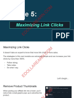 Maximizing Link Clicks