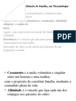 Formas de constituição de família, em Moçambique